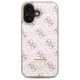 Husa de protectie Guess Hardcase 4G Triangle Metal Logo (GUHCP16SPG4GPH) compatibil cu iPhone 16, Alb