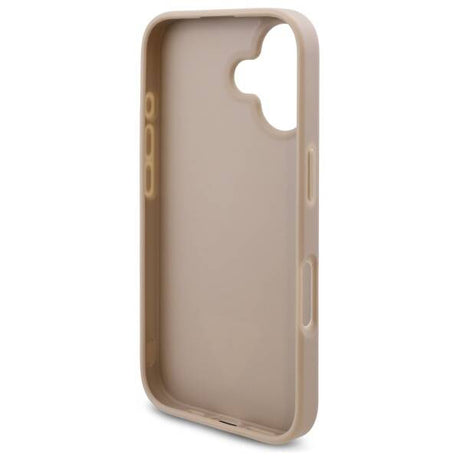 Husa de protectie Guess Hardcase 4G Triangle Metal Logo (GUHCP16SPG4GPH) compatibil cu iPhone 16, Alb