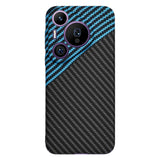 Husa de protectie Techsuit Carbonite FiberShell compatibil cu Huawei Pura 70 Pro, Albastru Pulse