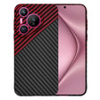 Husa de protectie Techsuit Carbonite FiberShell compatibil cu Huawei Pura 70, Rosu Vortex
