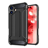 Husa de protectie Techsuit Hybrid Armor compatibil cu iPhone 16 Plus, Negru