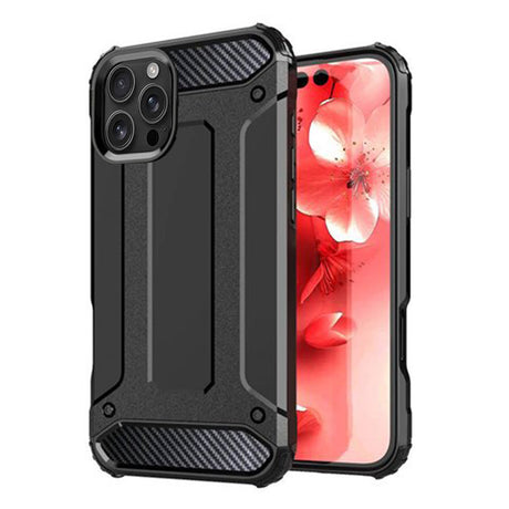 Husa de protectie Techsuit Hybrid Armor compatibil cu iPhone 16 Pro Max, Negru