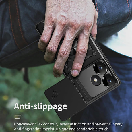 Husa de protectie Techsuit CamShield Series compatibil cu Xiaomi Poco F6, Roz Auriu