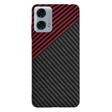 Husa de protectie Techsuit Carbonite FiberShell compatibil cu Motorola Moto G24 Power, Rosu Vortex