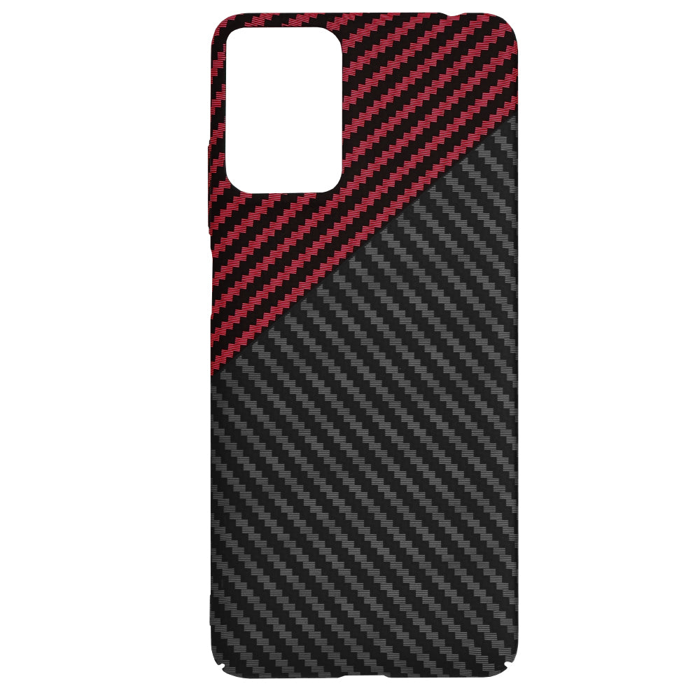 Husa de protectie Techsuit Carbonite FiberShell compatibil cu Motorola Moto G24 Power, Rosu Vortex