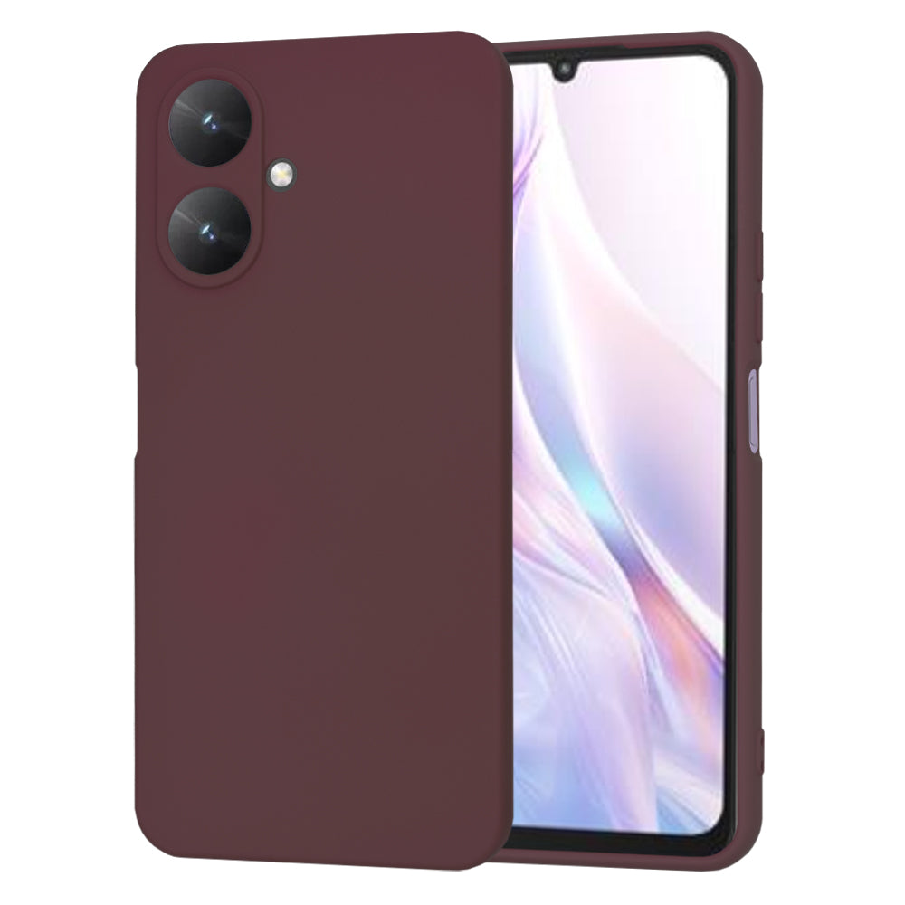 Husa de protectie Techsuit SoftFlex compatibil cu Xiaomi Redmi 13C 5G, Plum Red