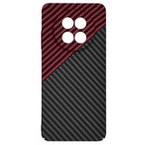 Husa de protectie Techsuit Carbonite FiberShell compatibil cu Realme 12 / 12x, Rosu Vortex