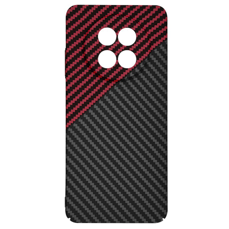 Husa de protectie Techsuit Carbonite FiberShell compatibil cu Realme 12 / 12x, Rosu Vortex