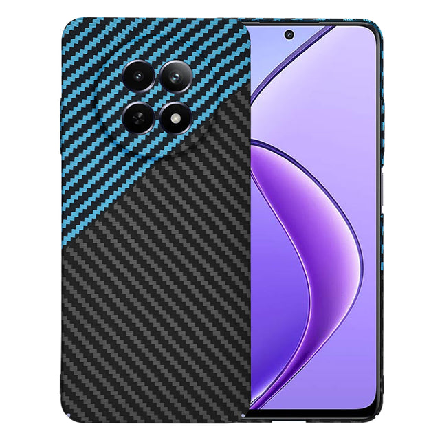 Husa de protectie Techsuit Carbonite FiberShell compatibil cu Realme 12 / 12x, Albastru Pulse