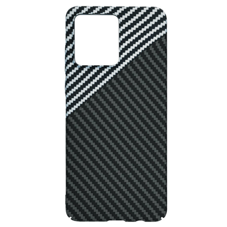 Husa de protectie Techsuit Carbonite FiberShell compatibil cu Motorola Moto G84, Stealth Gray