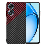 Husa de protectie Techsuit Carbonite FiberShell compatibil cu Oppo A60 4G, Rosu Vortex