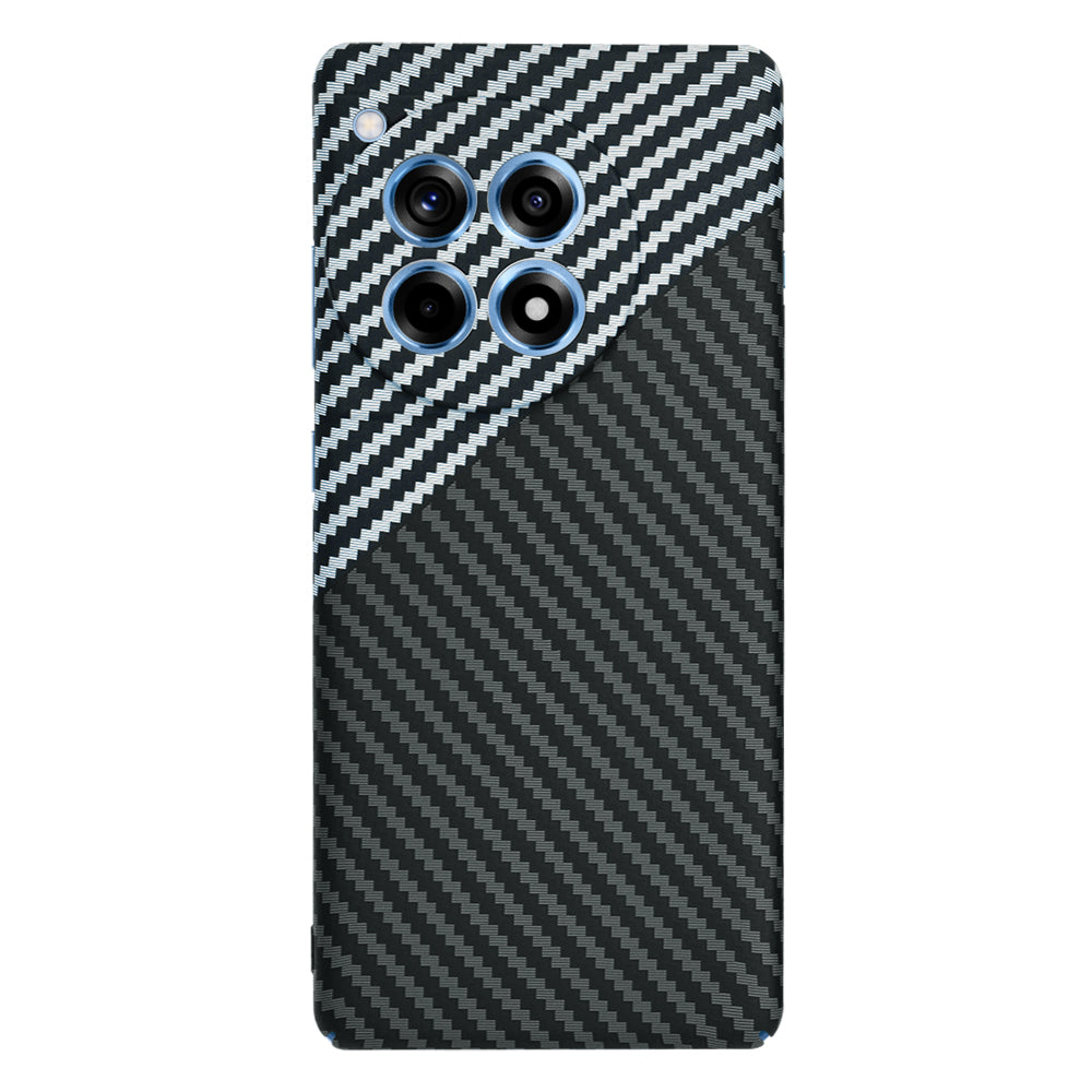 Husa de protectie Techsuit Carbonite FiberShell compatibil cu OnePlus 12R, Stealth Gray