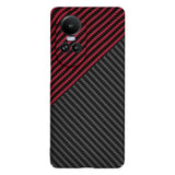 Husa de protectie Techsuit Carbonite FiberShell compatibil cu Oppo Reno10 / Reno10 Pro, Rosu Vortex