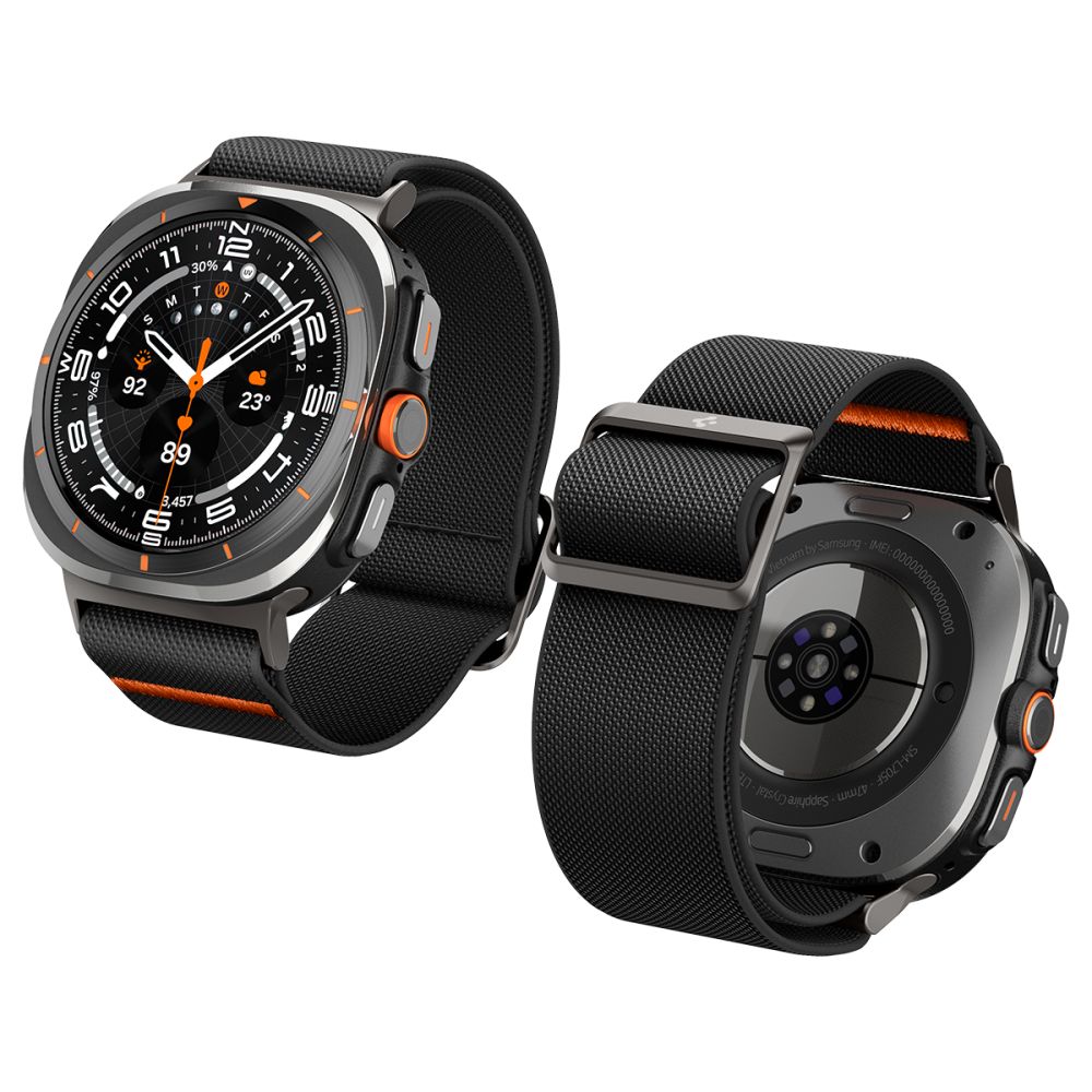 Accesoriu smartwatch Spigen Fit Lite (AMP08772) compatibil cu Samsung Galaxy Watch Ultra 47mm, Negru