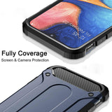 Husa de protectie Techsuit Hybrid Armor compatibil cu Samsung Galaxy A40, Negru
