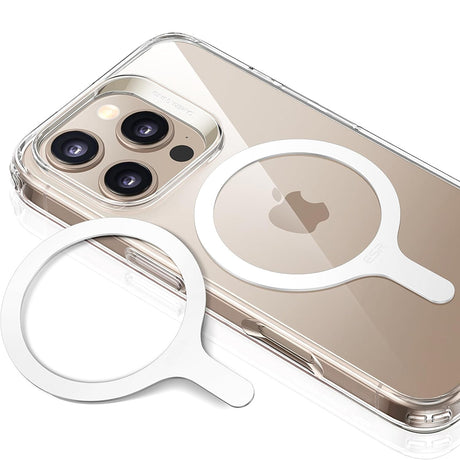Suport ESR Adapter HaloLock (set de 2), Compatible with MagSafe Wireless Charging, Universal Phone Ring for Samsung, iPhone, Alb