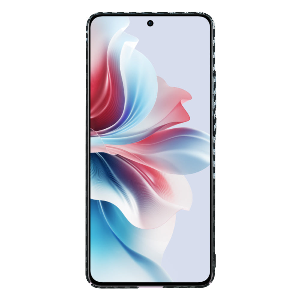 Husa de protectie Techsuit Carbonite FiberShell compatibil cu Oppo Reno11 F, Stealth Gray