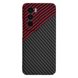 Husa de protectie Techsuit Carbonite FiberShell compatibil cu Oppo Reno12, Rosu Vortex