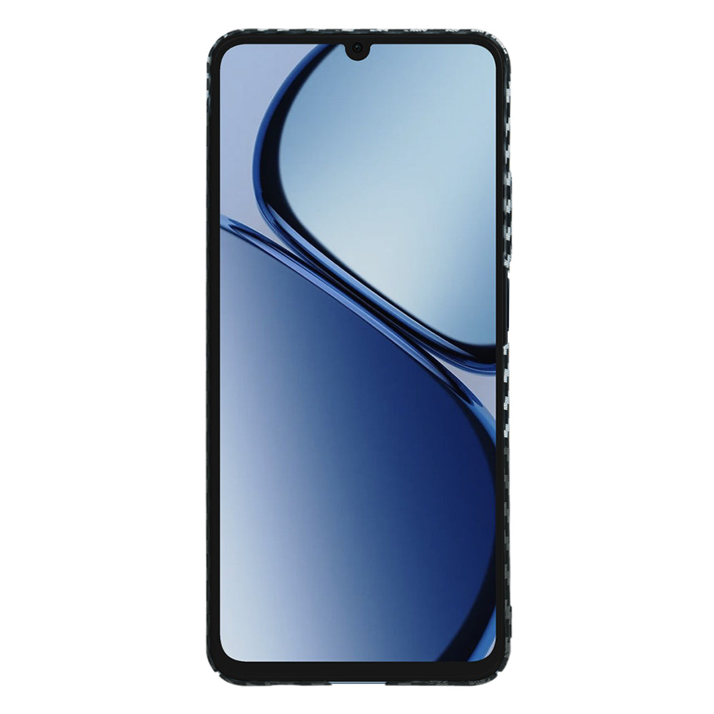 Husa de protectie Techsuit Carbonite FiberShell compatibil cu Realme C61 / Realme C63, Stealth Gray