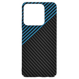 Husa de protectie Techsuit Carbonite FiberShell compatibil cu Realme C61 / Realme C63, Albastru Pulse