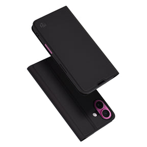 Husa de protectie Techsuit Magskin Book compatibil cu iPhone 16 Plus, Negru