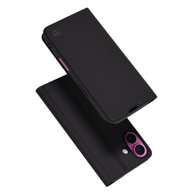 Husa de protectie Techsuit Magskin Book compatibil cu iPhone 16 Plus, Negru