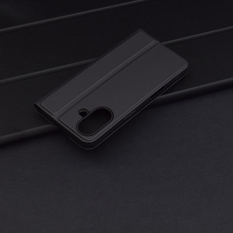 Husa de protectie Techsuit Magskin Book compatibil cu iPhone 16 Plus, Negru