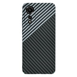 Husa de protectie Techsuit Carbonite FiberShell compatibil cu Oppo A78 4G, Stealth Gray
