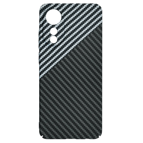 Husa de protectie Techsuit Carbonite FiberShell compatibil cu Oppo A78 4G, Stealth Gray
