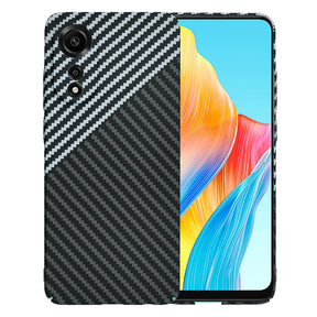 Husa de protectie Techsuit Carbonite FiberShell compatibil cu Oppo A78 4G, Stealth Gray