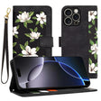 Husa de protectie Techsuit FlipCraft compatibil cu iPhone 16 Pro Max, Flowers of the Dawn