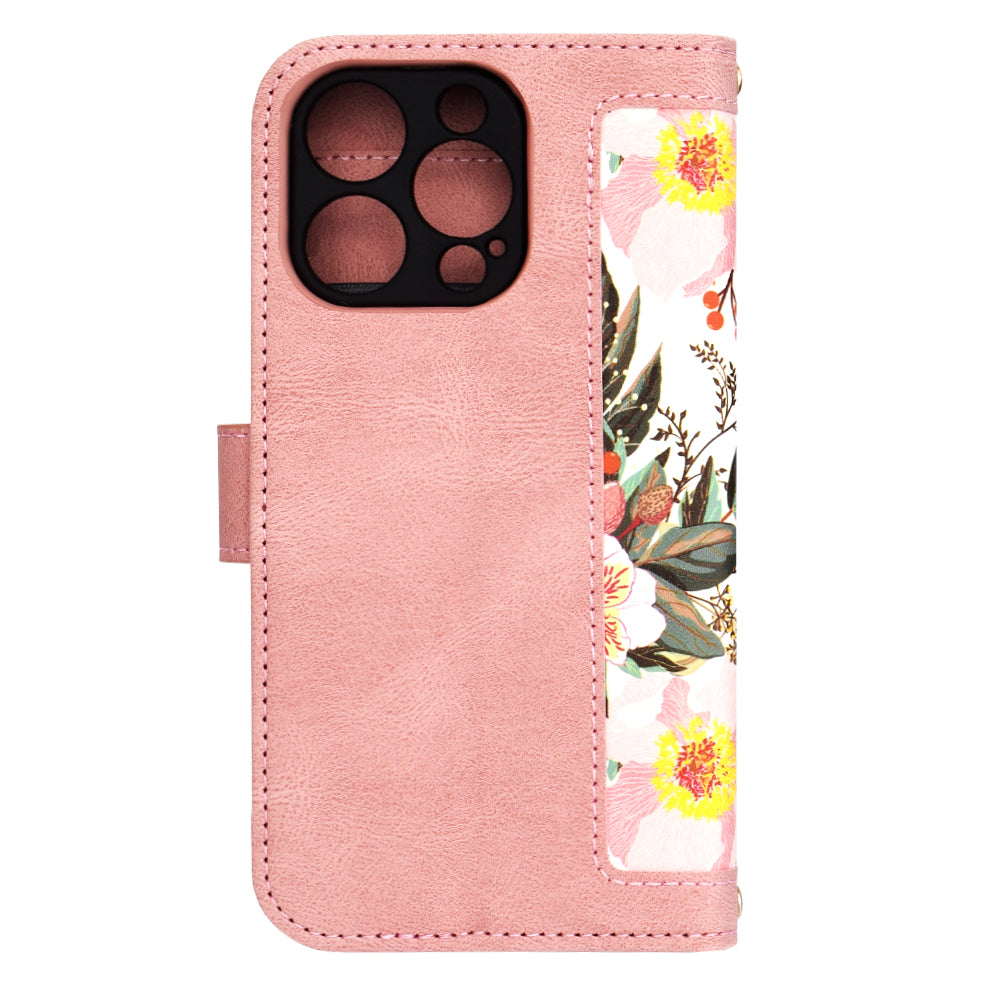 Husa de protectie Techsuit FlipCraft compatibil cu iPhone 16 Pro, Sweetheart Pink