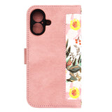 Husa de protectie Techsuit FlipCraft compatibil cu iPhone 16, Sweetheart Pink