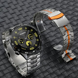 Techsuit Watchband 22mm (W063) okosóra szíj, narancssárga