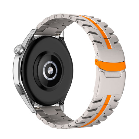 Curea smartwatch Techsuit Watchband 22mm (W063) compatibil cu Huawei Watch GT 2 (46mm)/GT 2 Pro/GT 3 Pro (46mm)/Xiaomi Watch S1, Titanium Orange