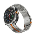 Curea smartwatch Techsuit Watchband (W063) compatibil cu Samsung Galaxy Watch Ultra 47mm / Watch Ultra 2, Titanium Orange