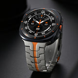 Curea smartwatch Techsuit Watchband (W063) compatibil cu Samsung Galaxy Watch Ultra 47mm / Watch Ultra 2, Argintiu Y
