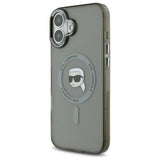 Husa de protectie Karl Lagerfeld IML MagSafe (KLHMP16MHLSKIK) compatibil cu iPhone 16 Plus, Karl`s Head
