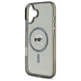 Husa de protectie Karl Lagerfeld IML MagSafe (KLHMP16MHLSKIK) compatibil cu iPhone 16 Plus, Karl`s Head