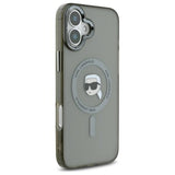 Husa de protectie Karl Lagerfeld IML MagSafe (KLHMP16MHLSKIK) compatibil cu iPhone 16 Plus, Karl`s Head