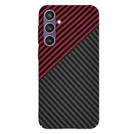 Husa de protectie Techsuit Carbonite FiberShell compatibil cu Samsung Galaxy S23 FE, Rosu Vortex