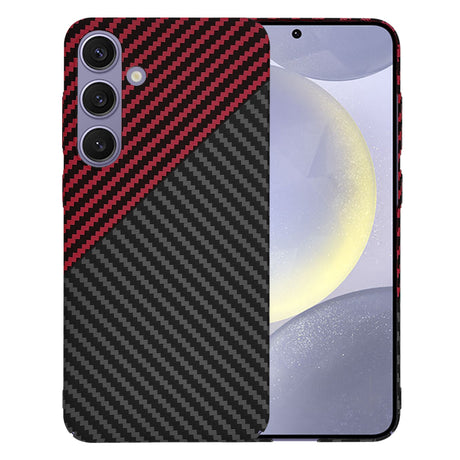 Husa de protectie Techsuit Carbonite FiberShell compatibil cu Samsung Galaxy S24 Plus, Rosu Vortex