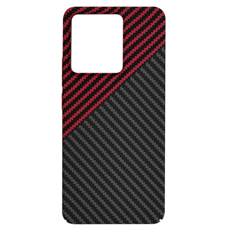 Husa de protectie Techsuit Carbonite FiberShell compatibil cu Xiaomi Redmi Note 13 4G, Rosu Vortex