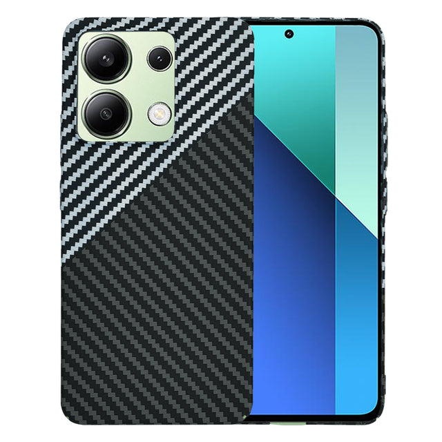 Husa de protectie Techsuit Carbonite FiberShell compatibil cu Xiaomi Redmi Note 13 4G, Stealth Gray
