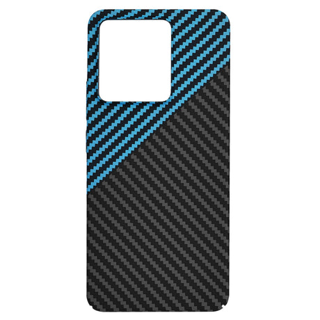 Husa de protectie Techsuit Carbonite FiberShell compatibil cu Xiaomi Redmi Note 13 4G, Albastru Pulse
