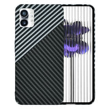 Husa de protectie Techsuit Carbonite FiberShell compatibil cu Nothing Phone (1), Stealth Gray