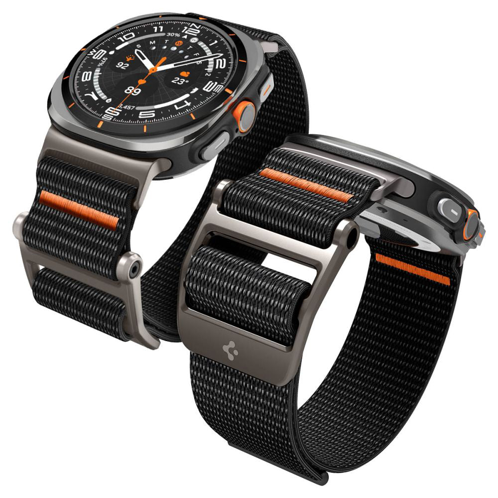 Accesoriu smartwatch Spigen DuraPro Flex (AMP08773) compatibil cu Samsung Galaxy Watch Ultra 47mm, Negru