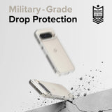 Husa de protectie Ringke Fusion compatibil cu Google Pixel 9 / 9 Pro, Transparent Mat