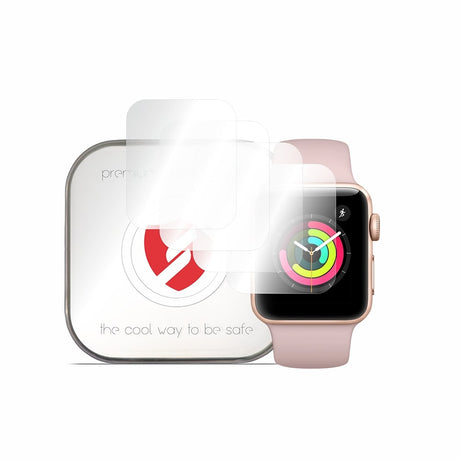 Folie de protectie smartwatch Smart Protection Premium Classic (set de 4) compatibil cu Apple Watch 1 / 2 / 3 (38mm), Transparent