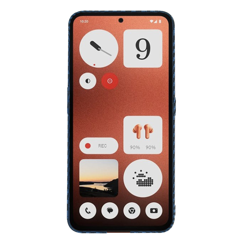 Husa de protectie Techsuit Carbonite FiberShell compatibil cu Nothing CMF Phone 1, Cyan